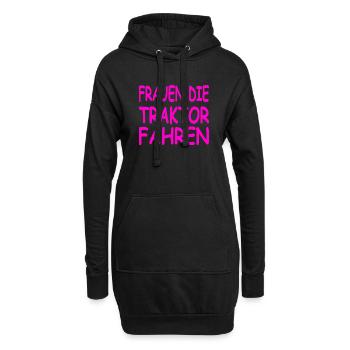 Traktor - Hoodie-Kleid - Schwarz - Vorne
