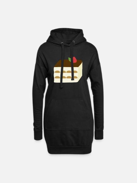 Tiramisu - Hoodie-Kleid - Schwarz