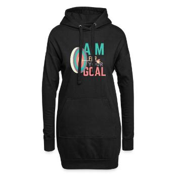 Aim for your Goal - Hoodie Dress - black - Front