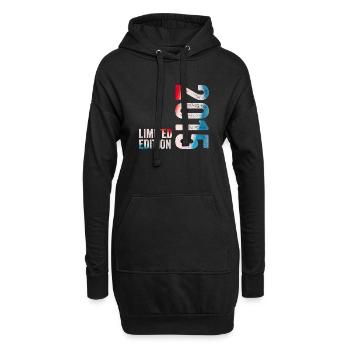 2015 Édition limitée Cadeau d’anniversaire 2015 - Sweat-shirt à capuche long Femme - noir - Devant