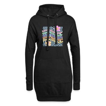 Egg-Stra Special - Hoodie Dress - black - Front
