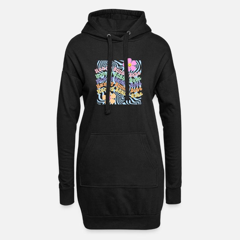 Egg-Stra Spezial - Hoodie-Kleid - Schwarz