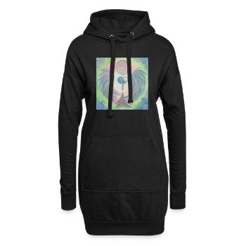 Herzengel Finale - Hoodie-Kleid - Schwarz - Vorne