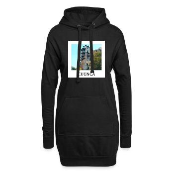Becken - Hoodie-Kleid - Schwarz - Vorne