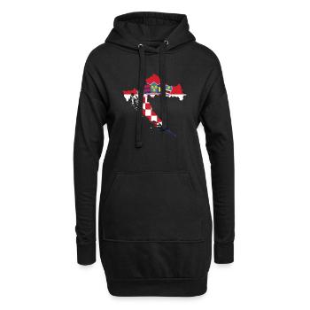 Croatie HRVATSKA Croatie HRV HR Adria Tourisme Mer - Sweat-shirt à capuche long Femme - noir - Devant