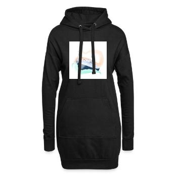 Urlaubskreuzfahrt - Hoodie-Kleid - Schwarz - Vorne