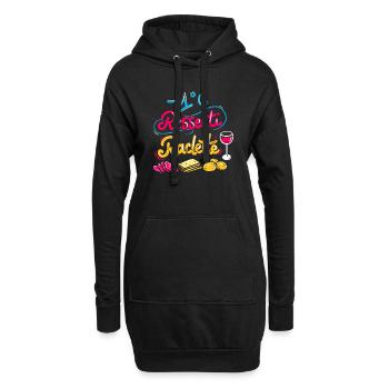 Rakel - Hoodie-Kleid - Schwarz - Vorne