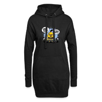 Easy Peasy Lemon Squeezy - Entraînement amusant au citron - Sweat-shirt à capuche long Femme - noir - Devant
