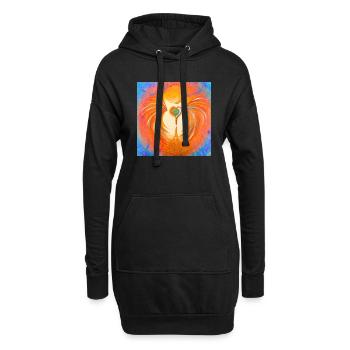 Herzengel Liebesfreude - Hoodie-Kleid - Schwarz - Vorne