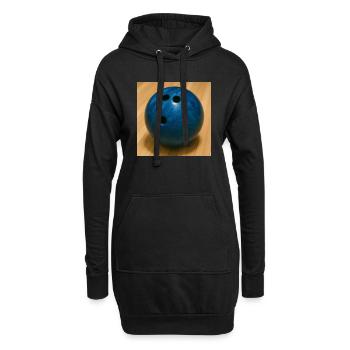 Sports - Bowling - Sweat-shirt à capuche long Femme - noir - Devant