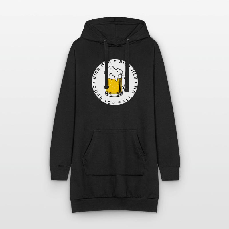 Bienen hier - Oder ich fall um! Hoodie-Kleid
