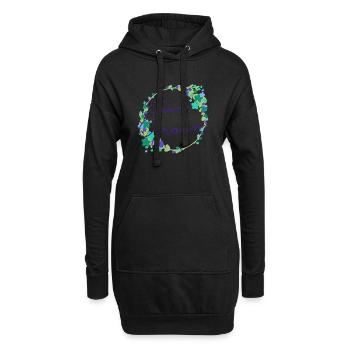 Team Groom Gay /Team Bräutigam Schwul - Hoodie-Kleid - Schwarz - Vorne