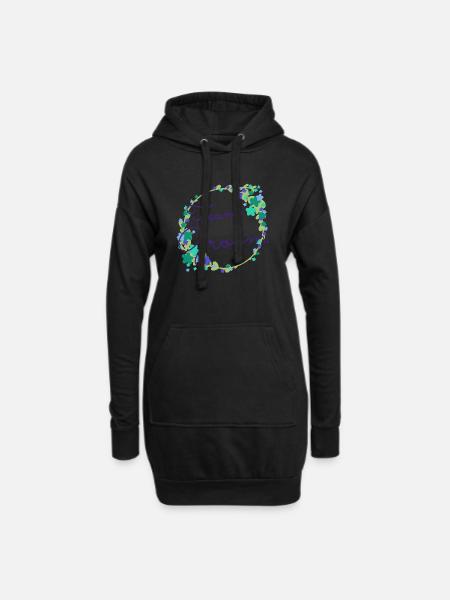 Team Groom Gay /Team Bräutigam Schwul - Hoodie-Kleid - Schwarz