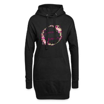 Team Spouse /Team Verlobte:r - Hoodie-Kleid - Schwarz - Vorne