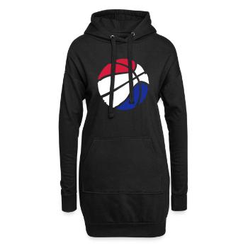 Basket-ball Basketball Basket - Sweat-shirt à capuche long Femme - noir - Devant