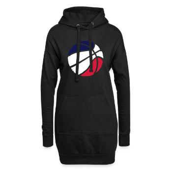 Basket-ball Basketball Basket - Sweat-shirt à capuche long Femme - noir - Devant