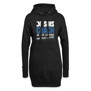 Coach souffrir cadeau - Sweat-shirt à capuche long Femme - noir - Devant