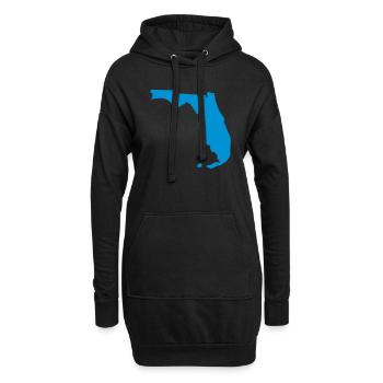 Florida - Hoodie-Kleid - Schwarz - Vorne