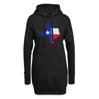 Texas - Sweat-shirt à capuche long Femme - noir - Devant