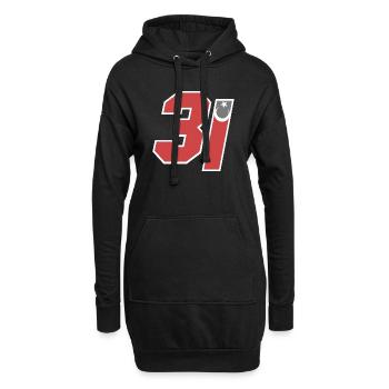Hatay - Hoodie-Kleid - Schwarz - Vorne