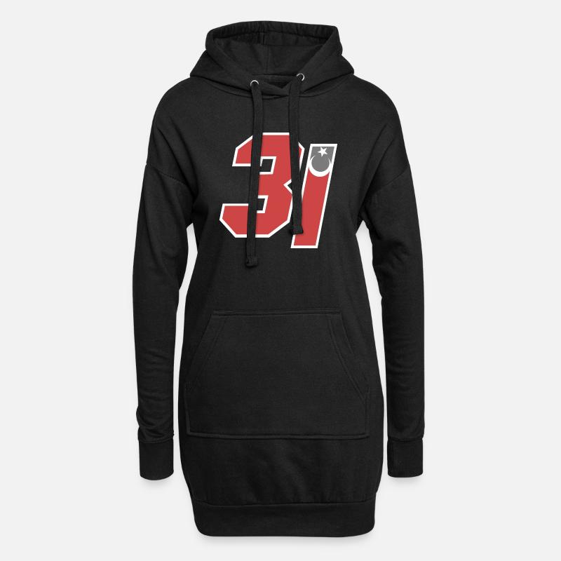 Hatay - Hoodie-Kleid - Schwarz