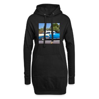 C29 - Hoodie-Kleid - Schwarz - Vorne