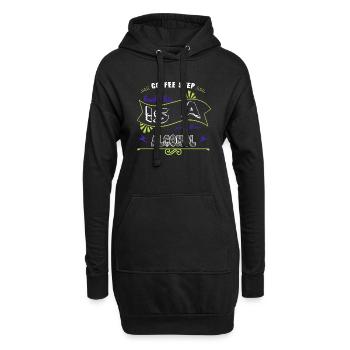 birthday present idea cool gift birthday present - Hoodie-Kleid - Schwarz - Vorne