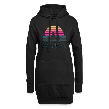 Kayak Femme Kayak Canoë Kayak Homme - Sweat-shirt à capuche long Femme - noir - Devant