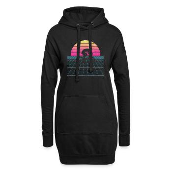 Cycliste de route Vélo de route Hommes Vélo de route Femmes - Sweat-shirt à capuche long Femme - noir - Devant