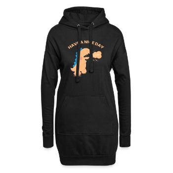 Have a Nice Day - Hoodie Dress - black - Front