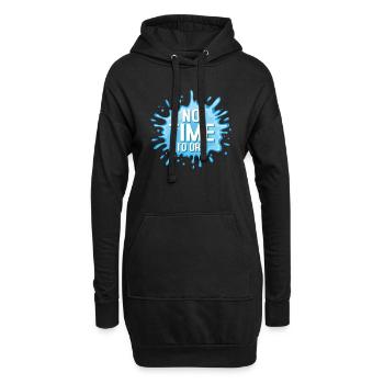 No Time To Dry Water Fun Summer Squirt Gun - Hoodie-Kleid - Schwarz - Vorne