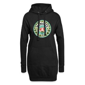 Namaste - Hoodie-Kleid - Schwarz - Vorne