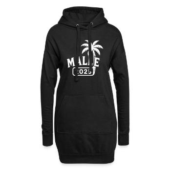 Malle 2025 - Sweat-shirt à capuche long Femme - noir - Devant