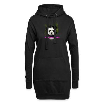 Dernières nouvelles Nouveau Panda - Sweat-shirt à capuche long Femme - noir - Devant