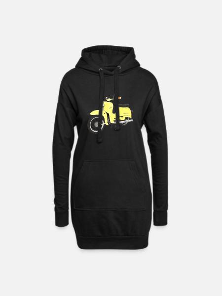 Simson Schwalbe - Hoodie-Kleid - Schwarz