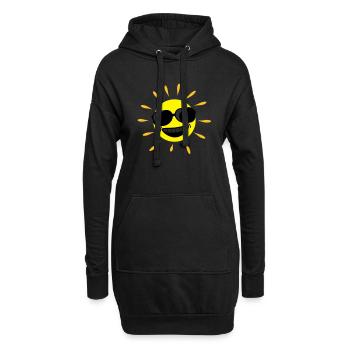 Sun Summer - Hoodie-Kleid - Schwarz - Vorne