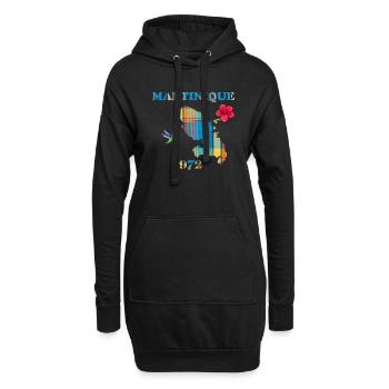 Martinique 972 - Hoodie-Kleid - Schwarz - Vorne