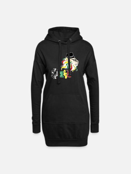 Ska & Reggae - Hoodie-Kleid - Schwarz