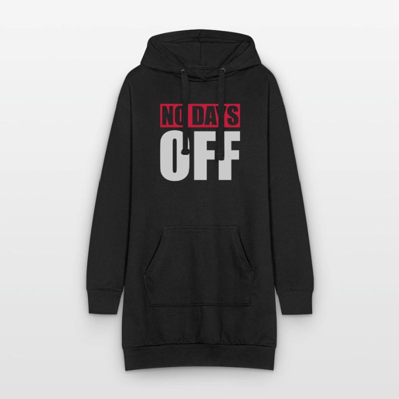 pas de jours de congé devis Sweat-shirt à capuche long Femme