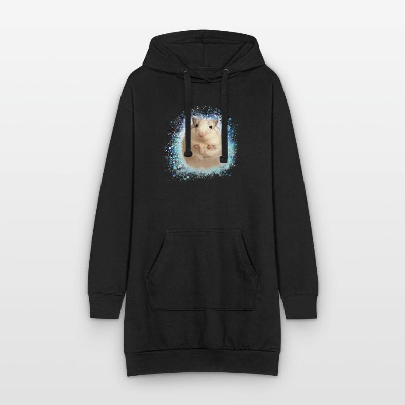 Springmaus,maus,graffiti,malerei,spitzmaus Hoodie-Kleid