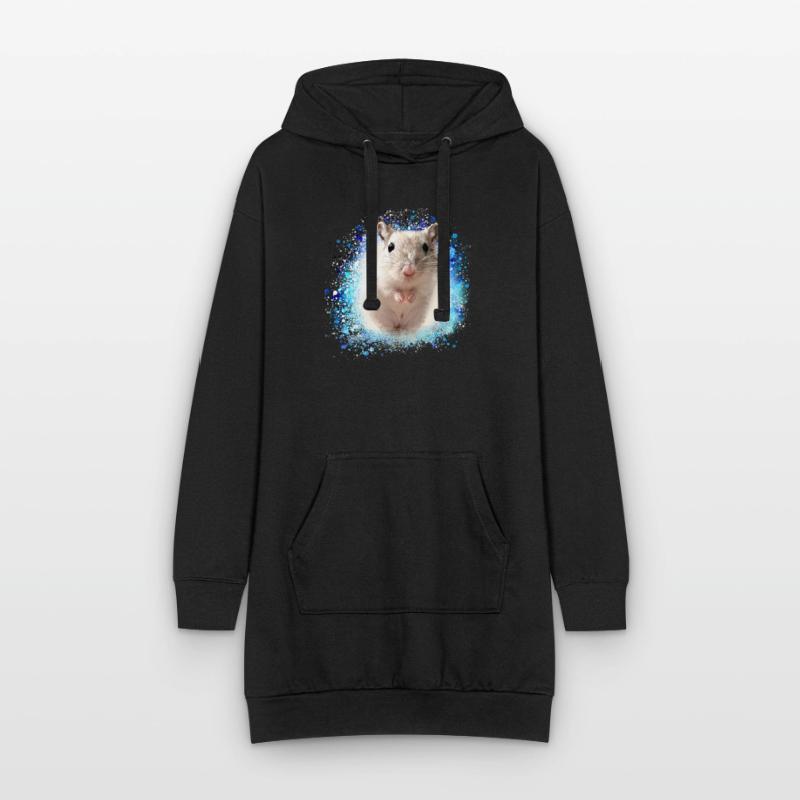 Springmaus,maus,graffiti,malerei,spitzmaus Hoodie-Kleid
