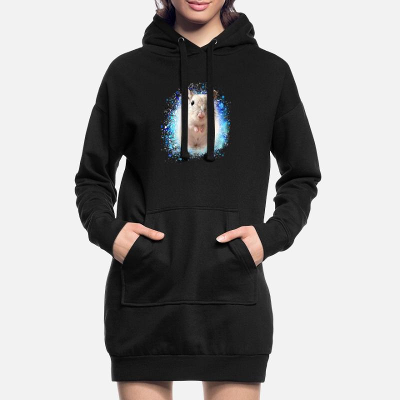 Springmaus,maus,graffiti,malerei,spitzmaus Hoodie-Kleid
