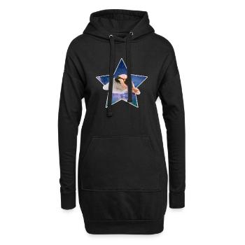 Erste Solistin - Hoodie-Kleid - Schwarz - Vorne