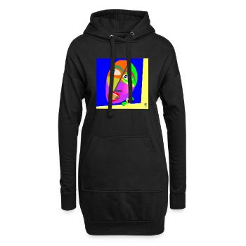 Ils sont tout beaux - Sweat-shirt à capuche long Femme - noir - Devant