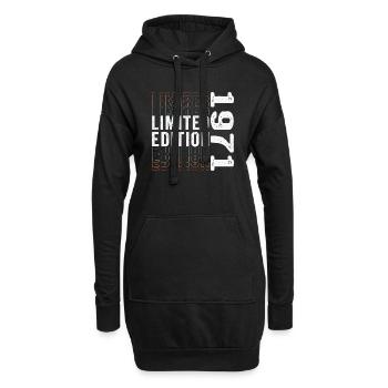 Édition limitée 1971 - génial 52e anniversaire - Sweat-shirt à capuche long Femme - noir - Devant