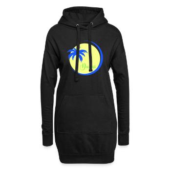 palme dubai - Hoodie-Kleid - Schwarz - Vorne