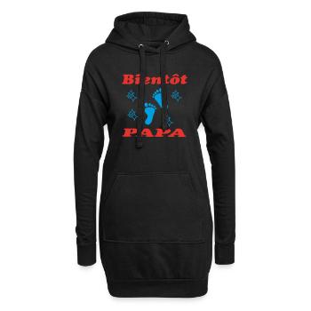 BALD VATER - Hoodie-Kleid - Schwarz - Vorne