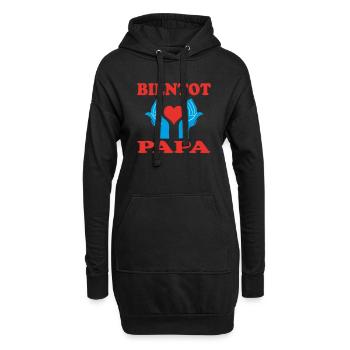 BALD VATER - Hoodie-Kleid - Schwarz - Vorne