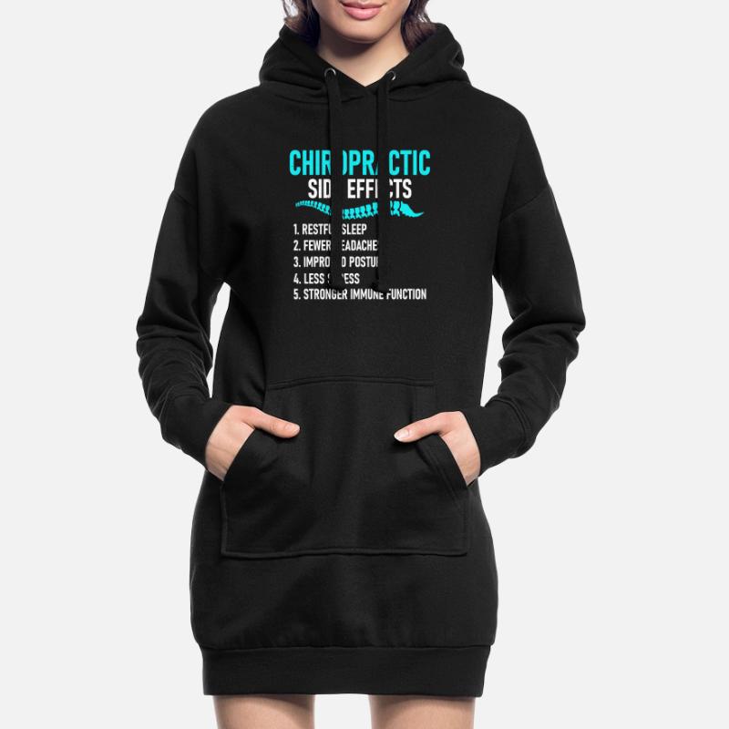 Chiropractic Side Effects Chiropractor Physical Th Hoodie Dress