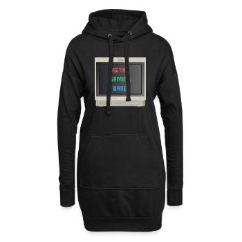 PVM Lover - Retrogaming-Band - Hoodie-Kleid - Schwarz - Vorne